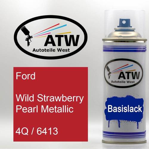 Ford, Wild Strawberry Pearl Metallic, 4Q / 6413: 400ml Sprühdose, von ATW Autoteile West.